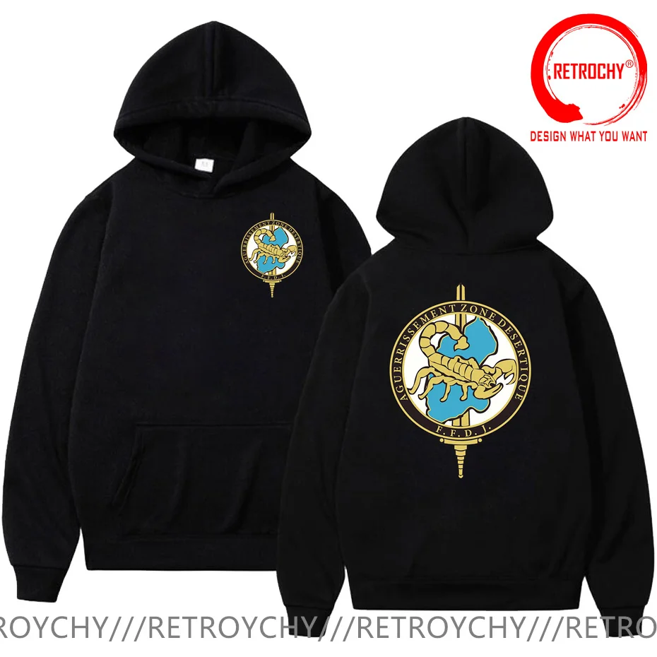 French Desert Commando Course Best Gift Men's Hoodies Sweatshirts Men Fleece Hoody Sweatshirt Hooded Streetwear Harajuku Hoodie