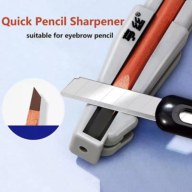 Pencil Sharpener Pen Sharpening Tip Thin Tool For Semi-Permanent Eyebrow Makeup Profiler Pen Makeup Tool Salon Household Eyebrow