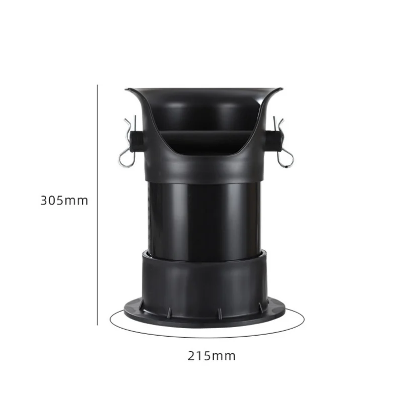 Espresso Grounds Container Bucket Vertical Coffee Grind Knock Box Cafe Accessories Anti Slip Coffee Grind Dump Bin Coffee Tools