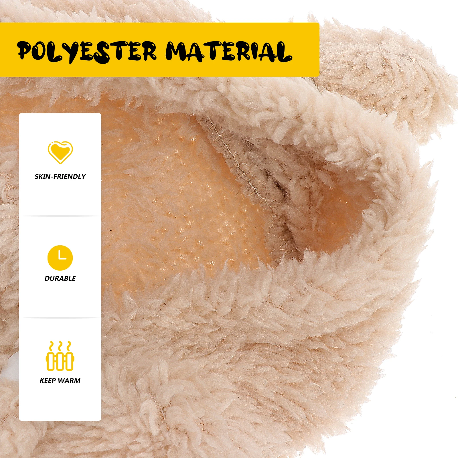 

Cute Bear Ears Pet Dog Clothes Hooded Winter Coats Thickened Fleece Warm Puppy Apparel Small Dogs Outdoor Christmas Wear No