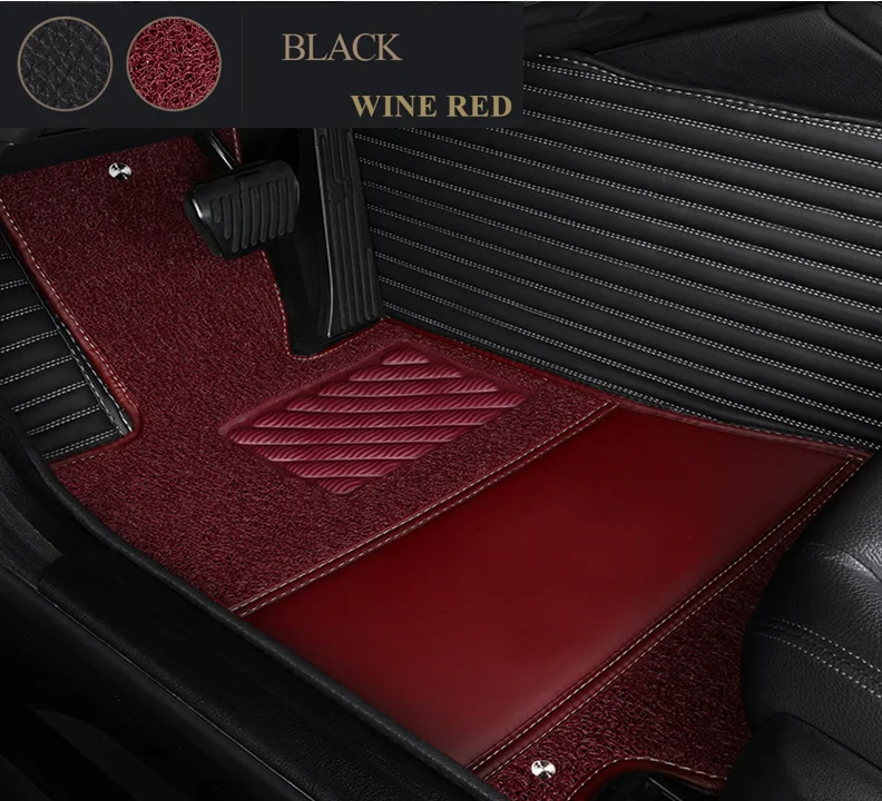 

High quality! Custom special car floor mats for Mercedes Benz EQE 350 500 SUV 2025-2023 double layers carpets for EQE500 2024