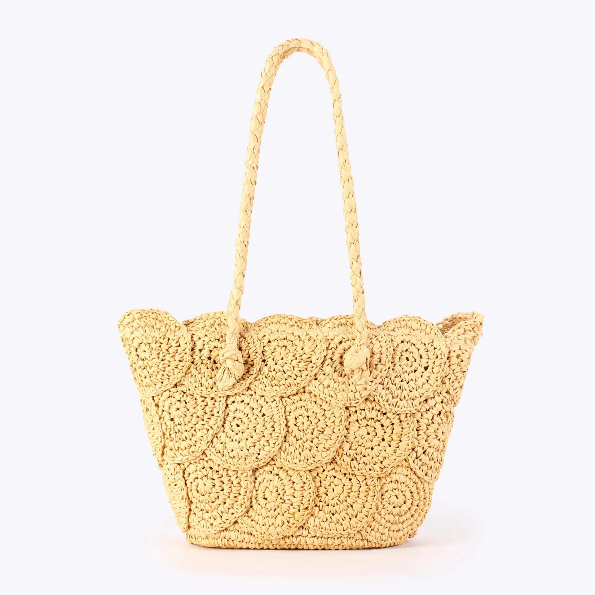 

Богемная соломенная сумка, тканые сумки-тоут ручной работы для женщин, летняя дорожная пляжная сумка, дизайнерские сумки на плечо, новинка