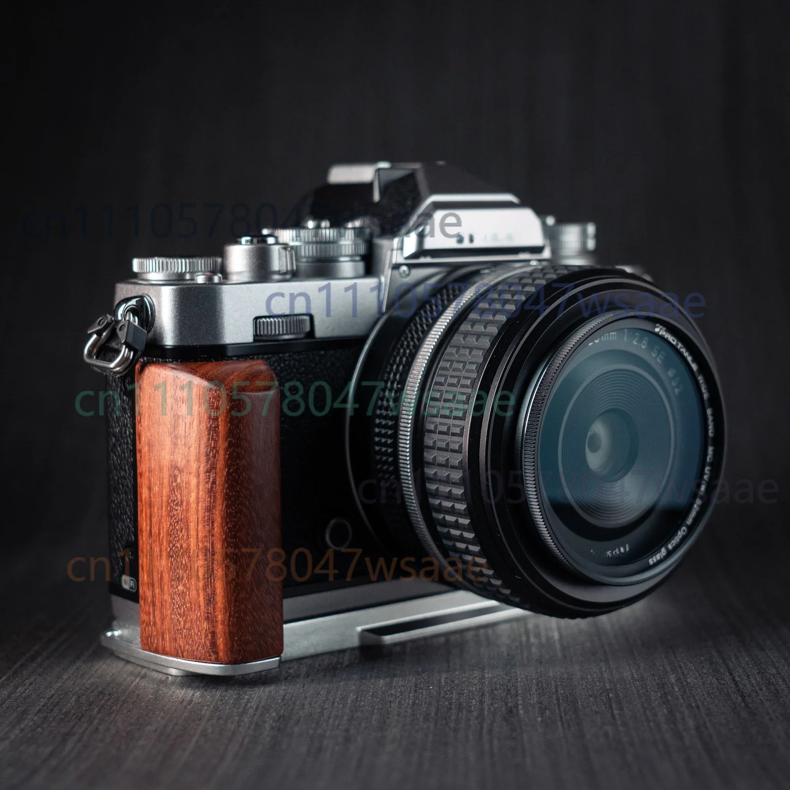 FOR Nikon Zfc Wooden L Hand Grip Aluminum Alloy Base AK Quick Release Plate Camera Tripod Shooting Accessories