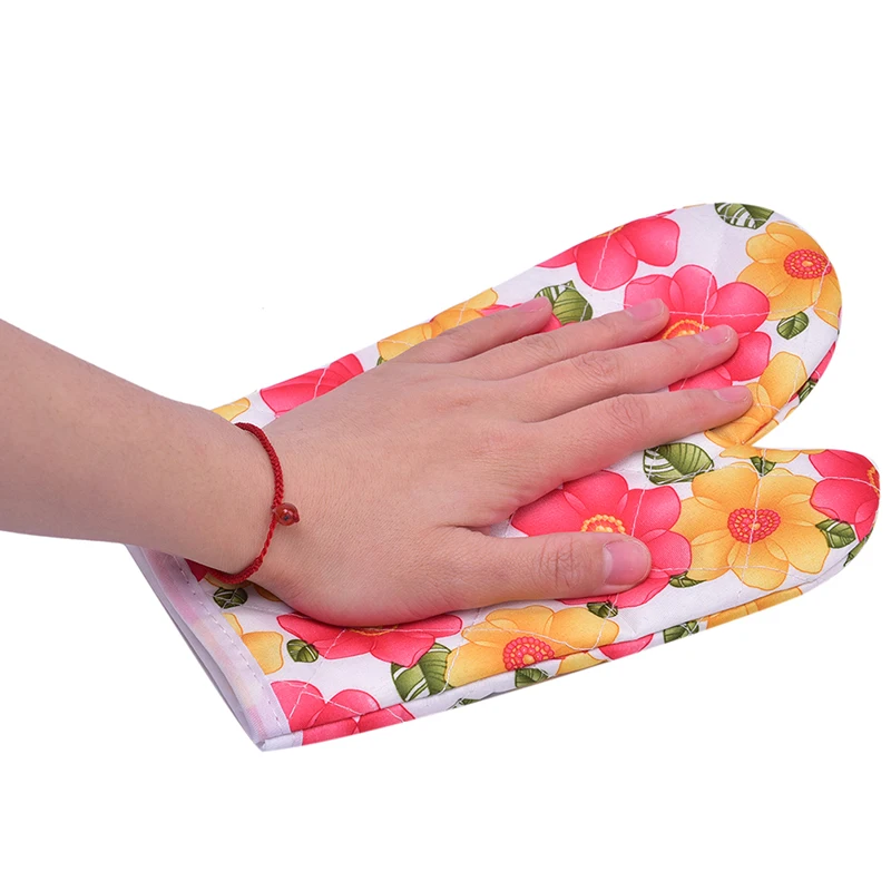 Microwave Oven Glove Kitchen Mitten Heatproof Resistant Non-slip Baking Gloves