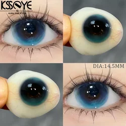 KSSEYE 1pair Contact Lenses Color Contact Lenses With Myopia Soft Lenses Pupils for Natural Women's Beauty and Makeup for a Year