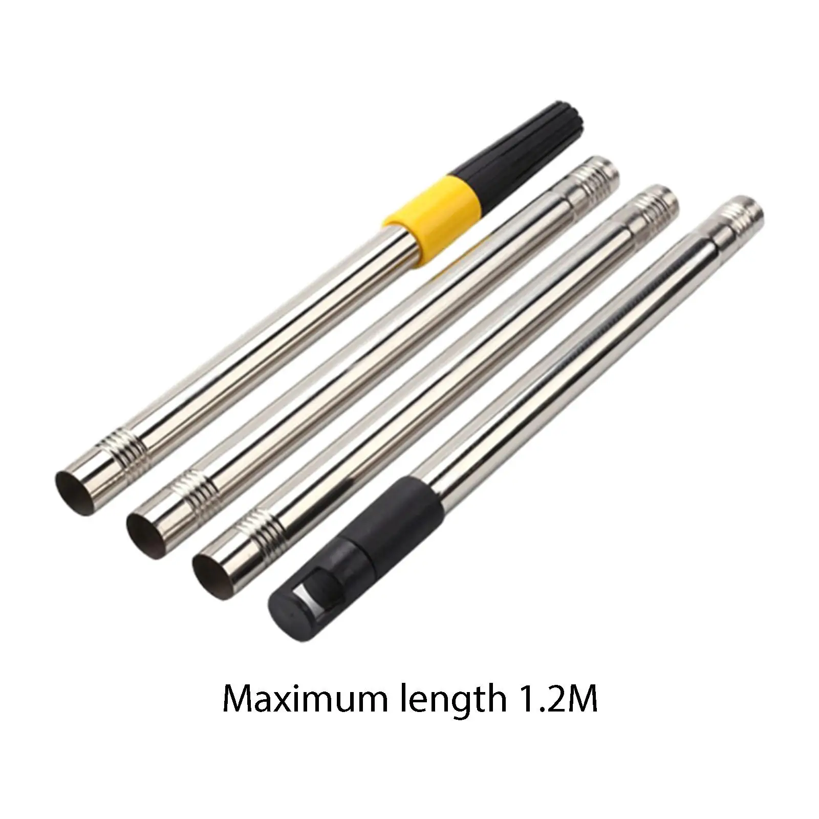 Telescoping Aluminum Extension Pole Versatile Adjustable Paint Roller Handle for Painting Cleaning High Places