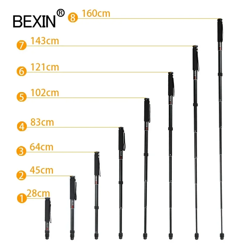 BEXIN Travel Portable Flexible Lightweight Mini Pocket Dslr Camera Mount stand holder Monopod For canon Nikon Sony Camera phone