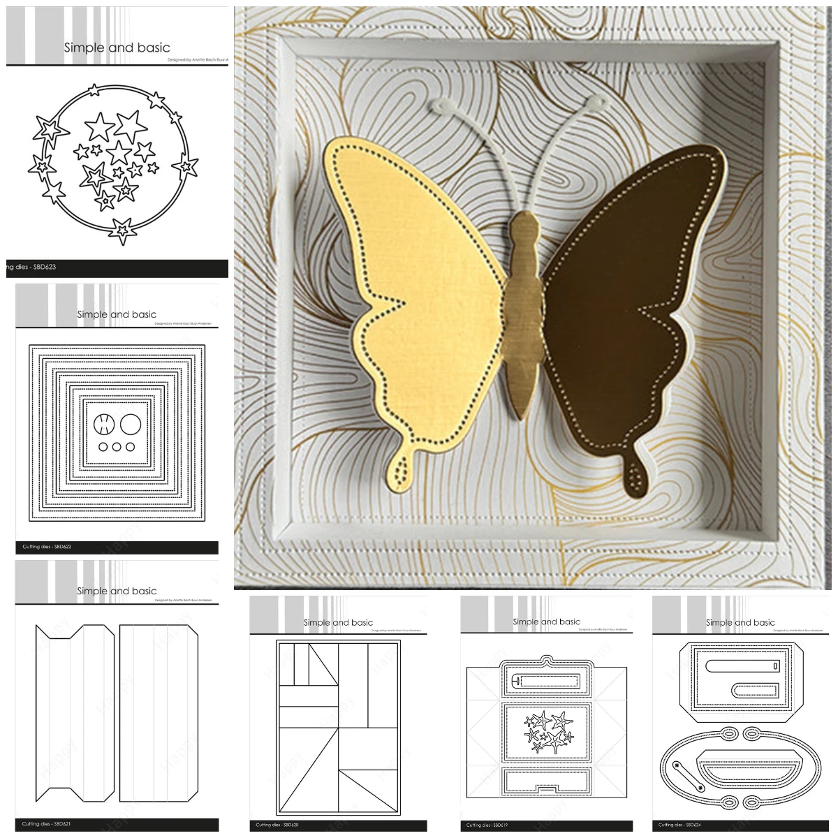 

Frames for Shawdow Box New Metal Cutting Dies Scrapbook Diary Decoration Stencil Embossing Template DIY Greeting Card Handmade