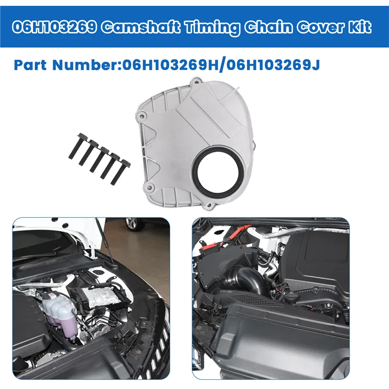 

06H103269 Camshaft Timing Chain Cover Kit For VW Jetta Passat For A3 A4 A6 A8