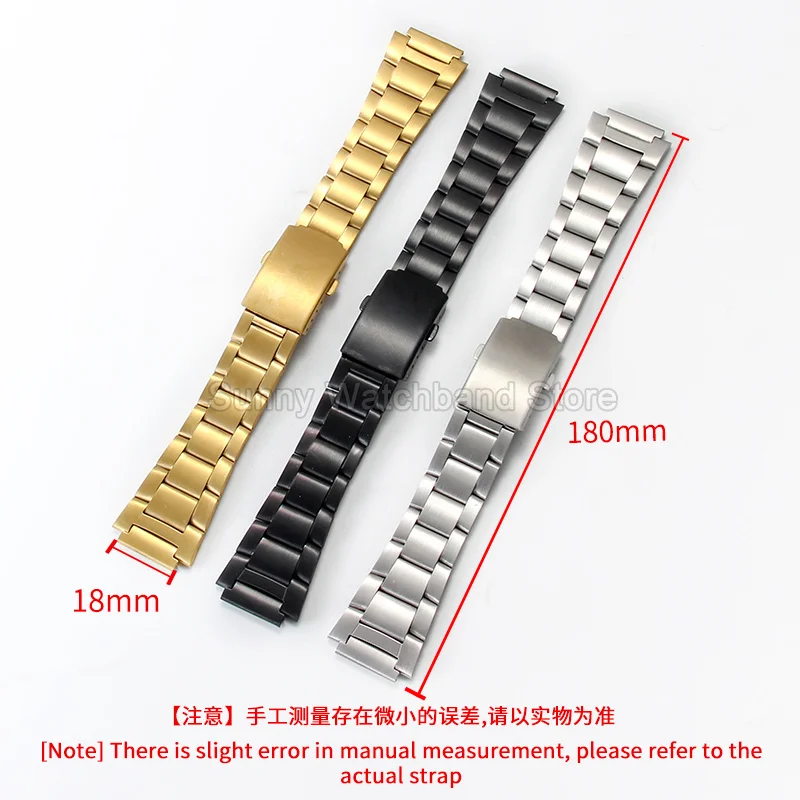 Adjustable Removable Links Watchband Brushed Polished Finish for Casio G‑SHOCK 5600 Series AE1000 /1300/1200WH A159 Bracelet