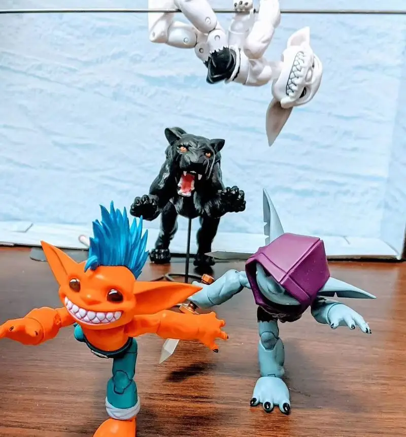 ในสต็อก Plunderlings Goblin Series 1 Wave 1/12 4 นิ้ว Action Figure ของเล่นคอลเลกชันของขวัญฮาโลวีนเด็กของขวัญ