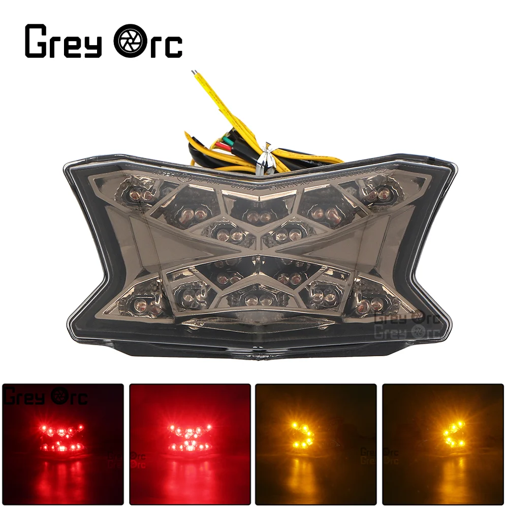 For Kawasaki Ninja 650 Z650 Z900 2017-2023 2022 2021 Motorcycle LED Taillight Integrated Blinker Tail Brake Turn Signals Light