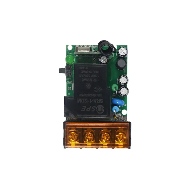 Controlador de relé inalámbrico de alta potencia, receptor y transmisor remoto de 433M, 2/5 piezas, 1000 MHz, RF, AC220V, 30Amp