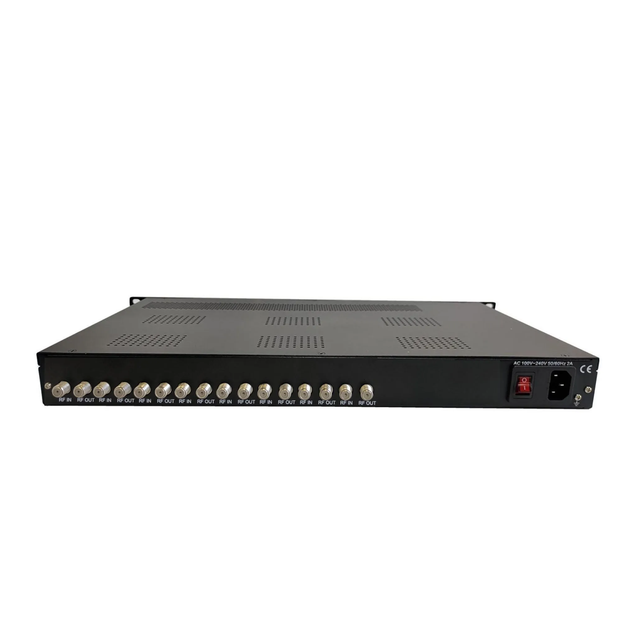 8-channel จูนเนอร์ RF modulator จูนเนอร์ IP DVB-S2 S2X DVB-C DVB-T2 ISDBT ATSC ตัวรับสัญญาณ modulator ระบบทีวี front-end อุปกรณ์