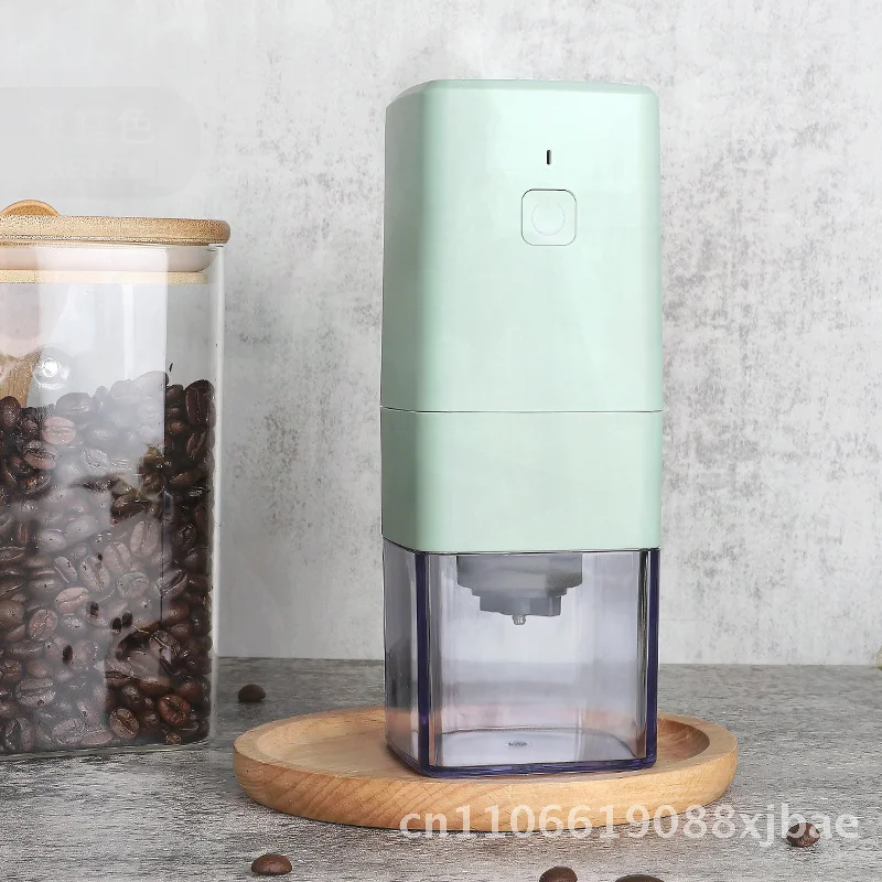 

EAC-C1 Portable Automatic Coffee Bean Grinder USB Rechargeable Modern Minimalist Design for Office Home Bar - White Green Black