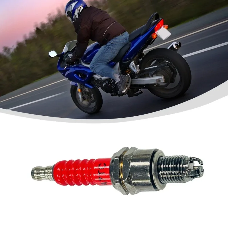 3-Electrode A7TC D8TC High Performance Motorcycle Iridium Spark Plug for 50CC-150CC for Atv GY6 50cc 110cc 125cc 150cc ATV Plug