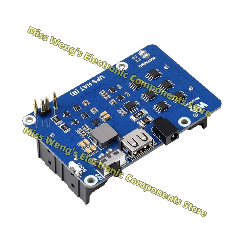 

Источник бесперебойного питания Модуль ИБП Регулятор напряжения 5 В/Версия с пружинным верхним контактом 5А Сильноточный интерфейс I2C ИБП Шляпа (B)