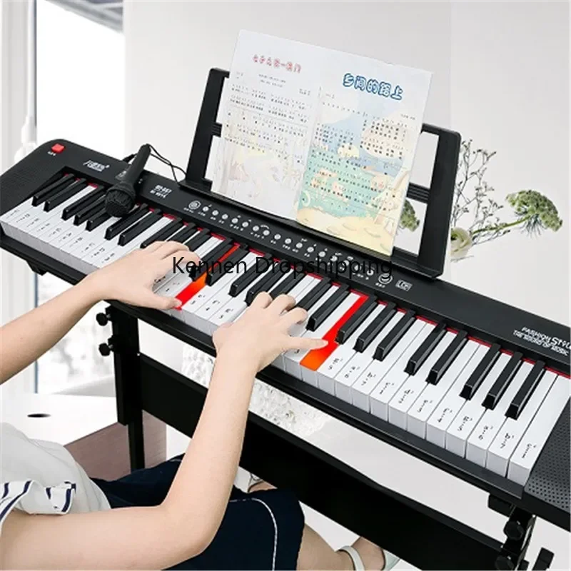 Baby Piano Childrens Electronic Organ 61 Keys Multifunction Adult Electronic Organ Early Education Teclado Midi Music Keyboard