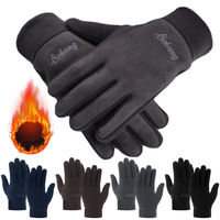 Winter Fleece Men Women Ski Gloves Windproof Thermal Touchscreen Outdoor Sport Non-slip Cycling Snowboard Warm Snowmobile Gloves