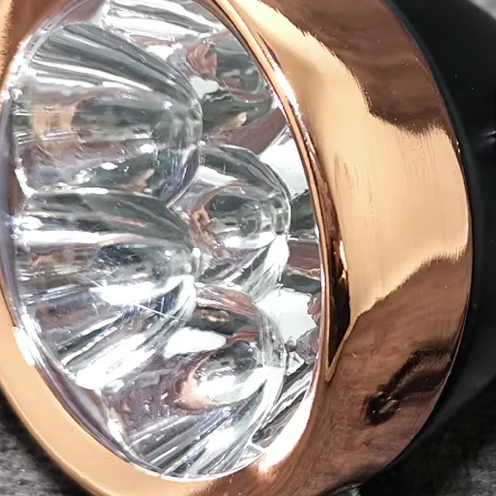 Strong Led Bicycle Lights,Battery Type Retro Copper Headlights,Mountain Bike Night Riding ,Including Supporting Bracket，Q039