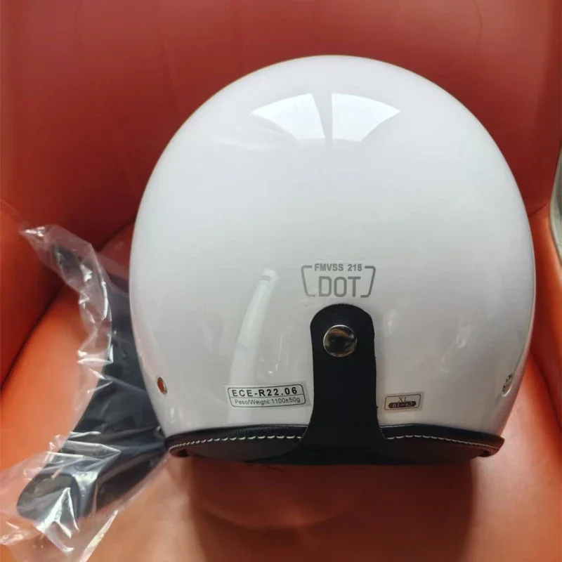 Motorcycle helmet national standard 3c certification half helmet for men and women four seasons universal inner lens electric he