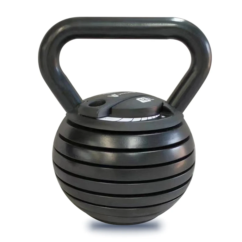 

Home Gym Workout Strength Training 5LB Increments 10-40LB Cast Iron Adjustable Kettlebell Weights Set