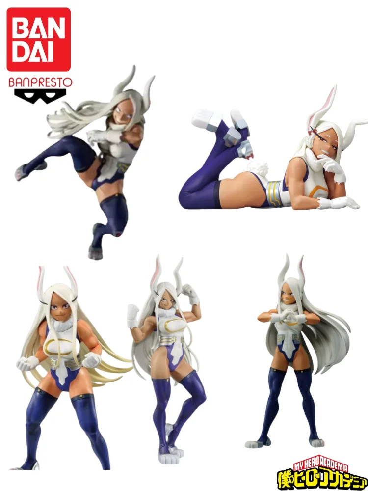 Op voorraad originele Bandai Banpresto My Hero Academia Age of Heroes Mirko Anime karakters Model speelgoed verjaardagscadeau garage - afbeelding 2