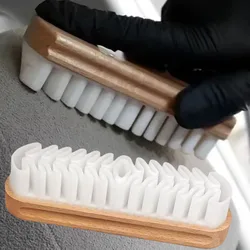 Car Interior Cleaning Brush Alcantara Suede Deerskin Plush Fabrics Beauty Care Brush Detailling Car Upholstery Clean Toosl