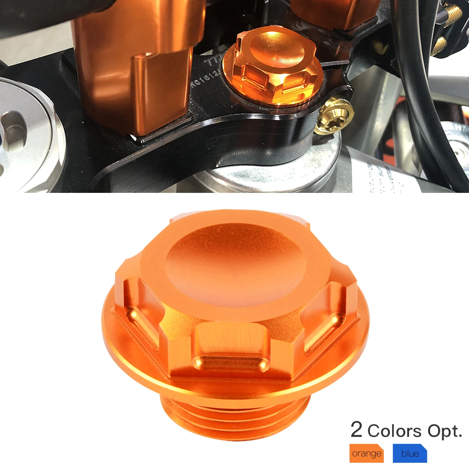 NICECNC For KTM EXC 300 EXC 250 EXCF 350 EXC 450 SX 125 SXF 250 SXF 450 XCW 300 2004-2023 Motorcycle Steering Stem Nut Screw