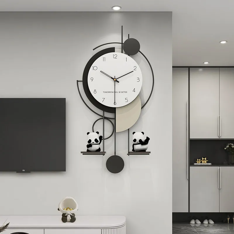 Y*-Fashion Minimalist Wall Watch Simple Modern Design Silent Clock Wall Living Room Aesthetic Reloj Pared Ornaments Home Decor
