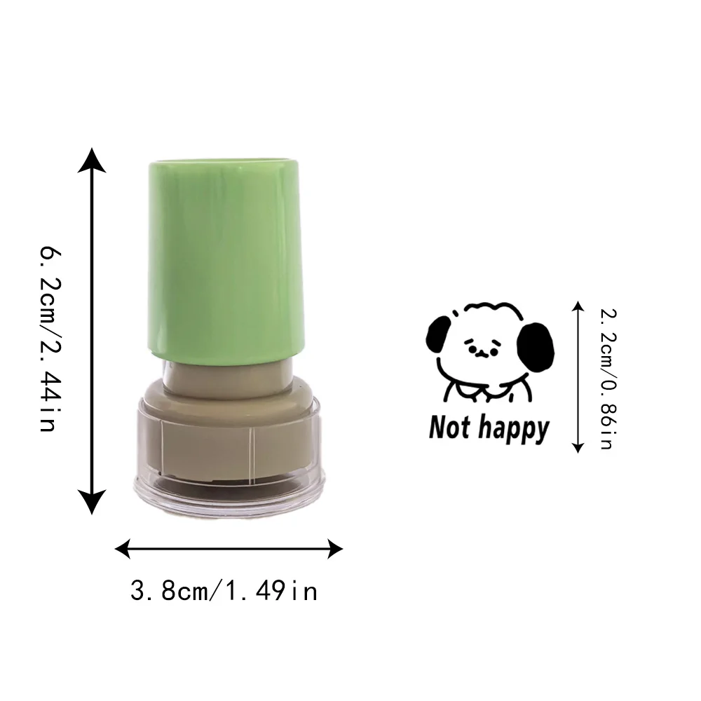Haba bear pattern seal planning planrecord daily status life diary shopping date comment seal