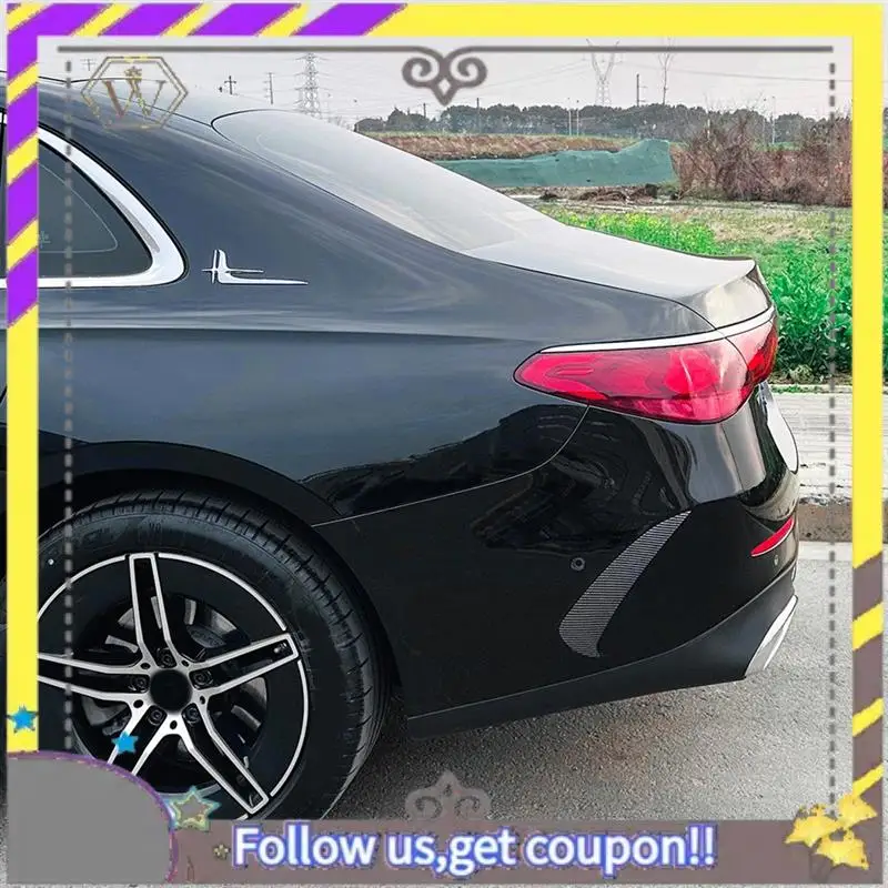 

ABXV-Car Rear Bumper Spoiler Air Vent Outlet Trim Cover For Mercedes-Benz E-Class W214 2024+ Car Replacement Accessories Carbon