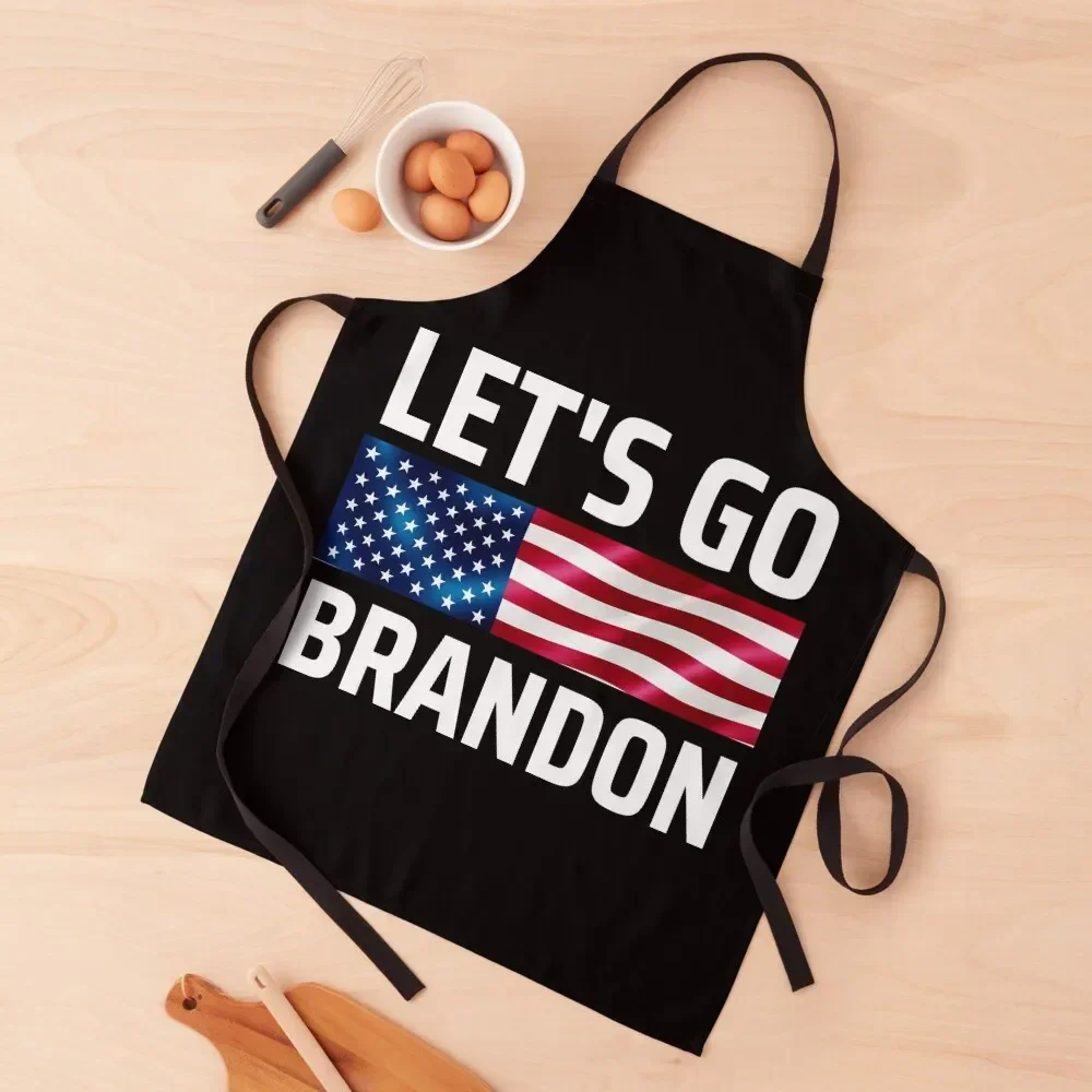 

let's go brandon Apron Chef Uniform Women Kitchen For Man Women's Kitchen Apron