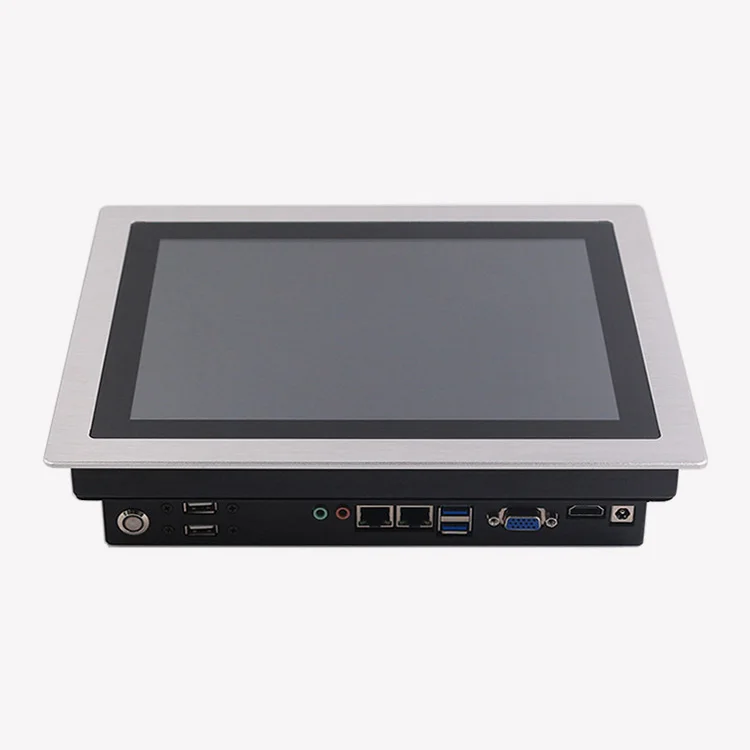12 inch Aluminum Alloy Embedded Touchscreen Industrial Tablet Pc for Atm Kiosk Hmi With GPIO 12/24/36V DC