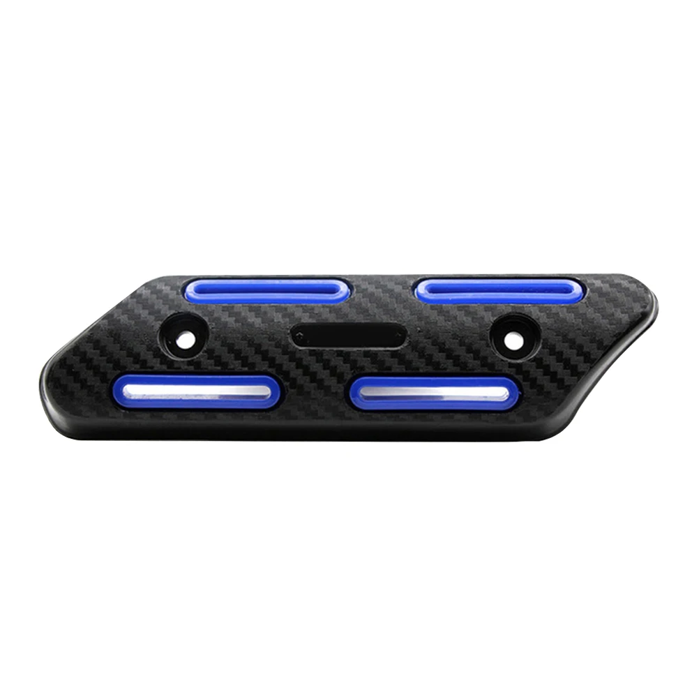 

Exhaust Heat Shield Heat-Resistant Insulation Cover for 25-51mm Dirt Bike Muffler Pipe Motorcycle Wrap Blue Heat Insulated Cover