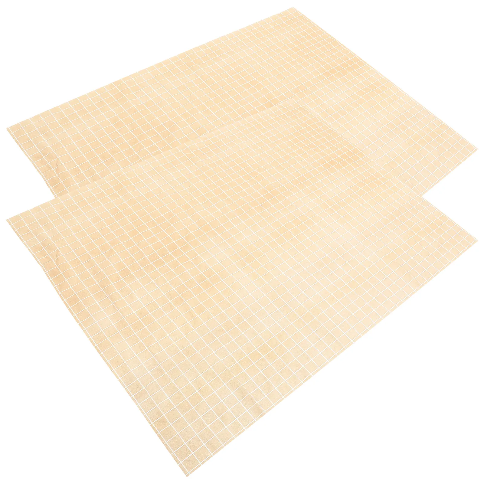 

2pcs Plaid Tablecloth Waterproof Oilproof Foldable Peva Table Cover For Picnic Camping Outdoor Dustproof Wear-Resistant Home