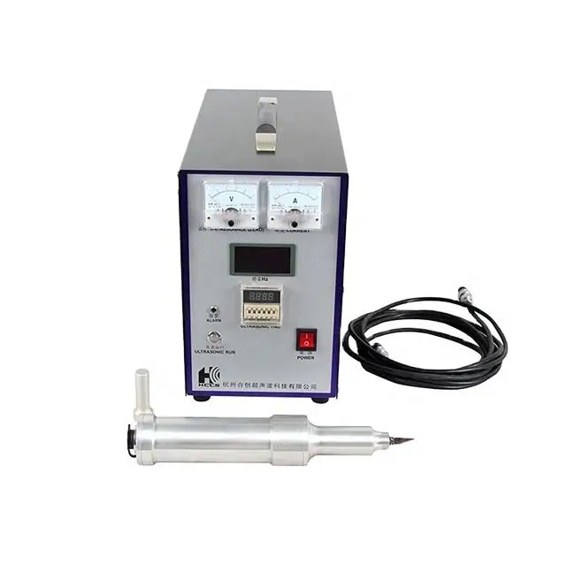 40k 300W Handheld Anti-Temperature Alloy Steel Self-Exciting Ultrasonic Knife for Textile Cloth Plastic Cutting Long Service