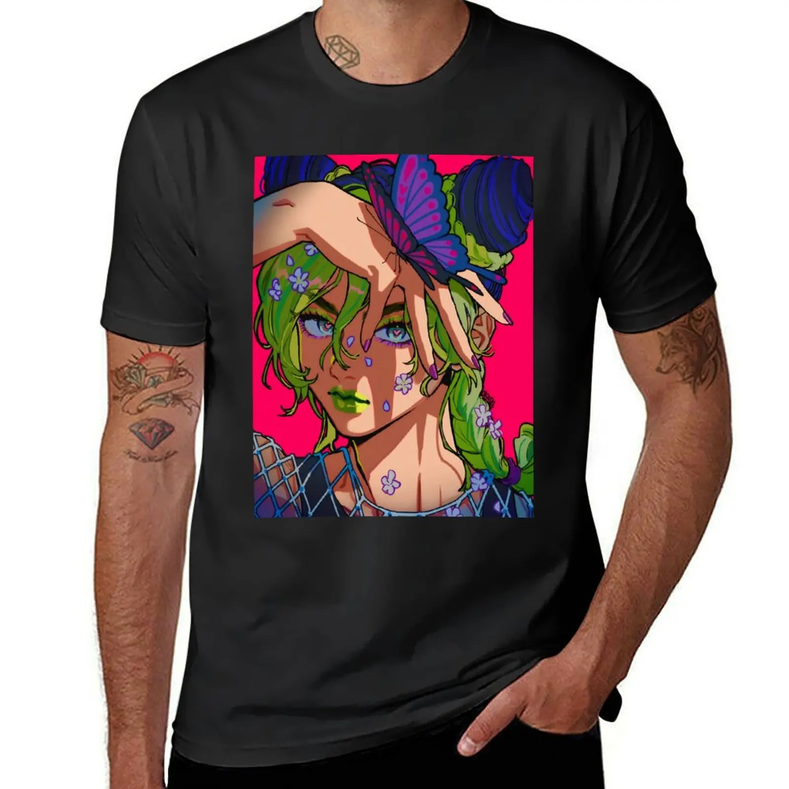 

Jolyne Cujoh T-Shirt cotton graphic tees funny shirt cotton Personalized t-shirt men graphic t shirts