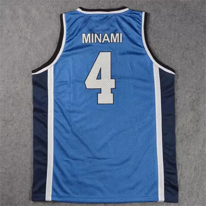 

LangMao Boys Shirt Anime TOYOTAMA 4# MINAMI Basketball Jersey Mens Breathable Quick Drying Basketball Shirt -------- Mens