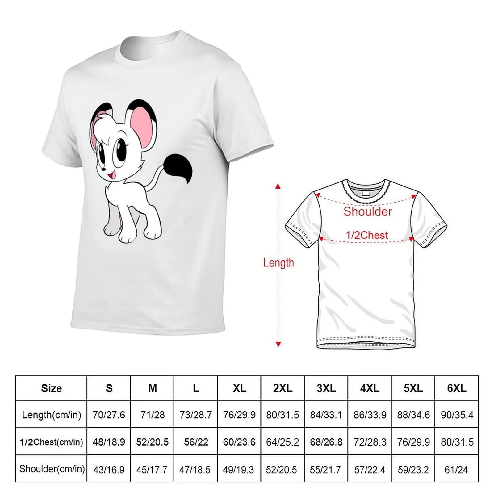 Kimba T-Shirt t shirts for man cotton soft cotton t shirt man man t shirt graphic T-shirt