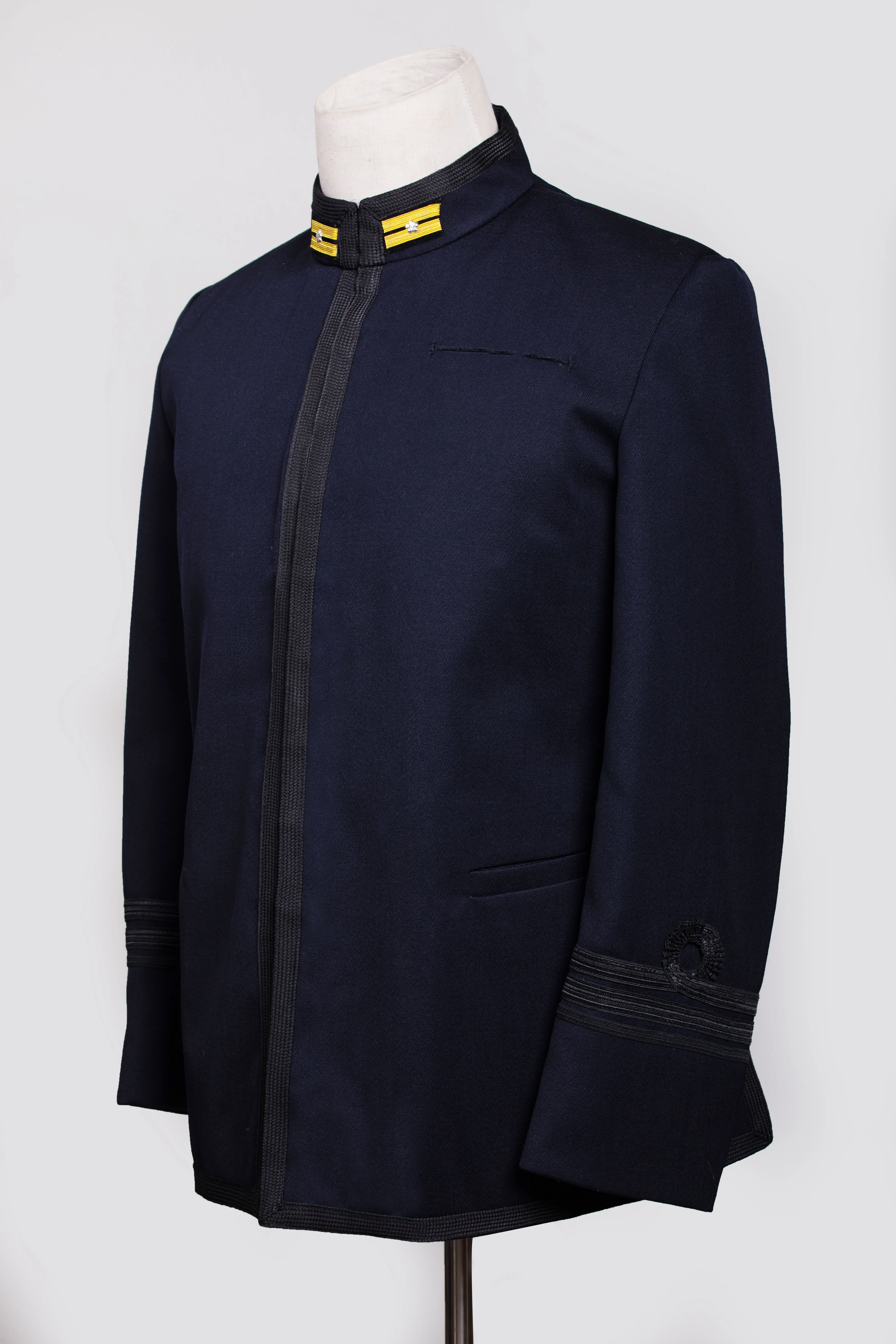 EMD Twill jacket navy blue wool a uniform JP