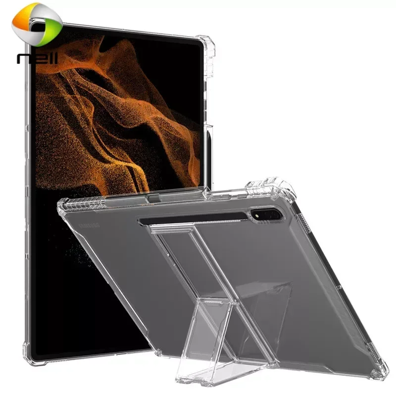 

Clear Case For Samsung Galaxy Tab S9 11 Galaxy Tab S9 FE 11 A9 plus 11 S9 FE Plus 12.4 PC Stand Cover With Pencil Holder Funda