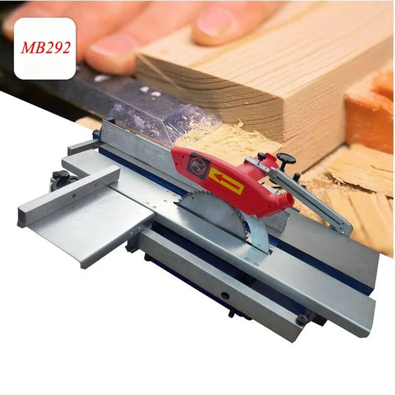 3 in 1 Multi-function Table Saw Woodworking Planer Machinery Planer 1500W Electric Drill Bench Woodworking Saw Machine MB292