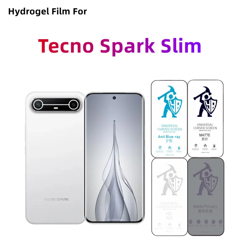 2 قطعة ماتي الخصوصية هيدروجيل فيلم ل تكنو سبارك سليم HD واقي للشاشة ل تكنو سبارك سليم العناية بالعين ماتي طبقة رقيقة واقية #1