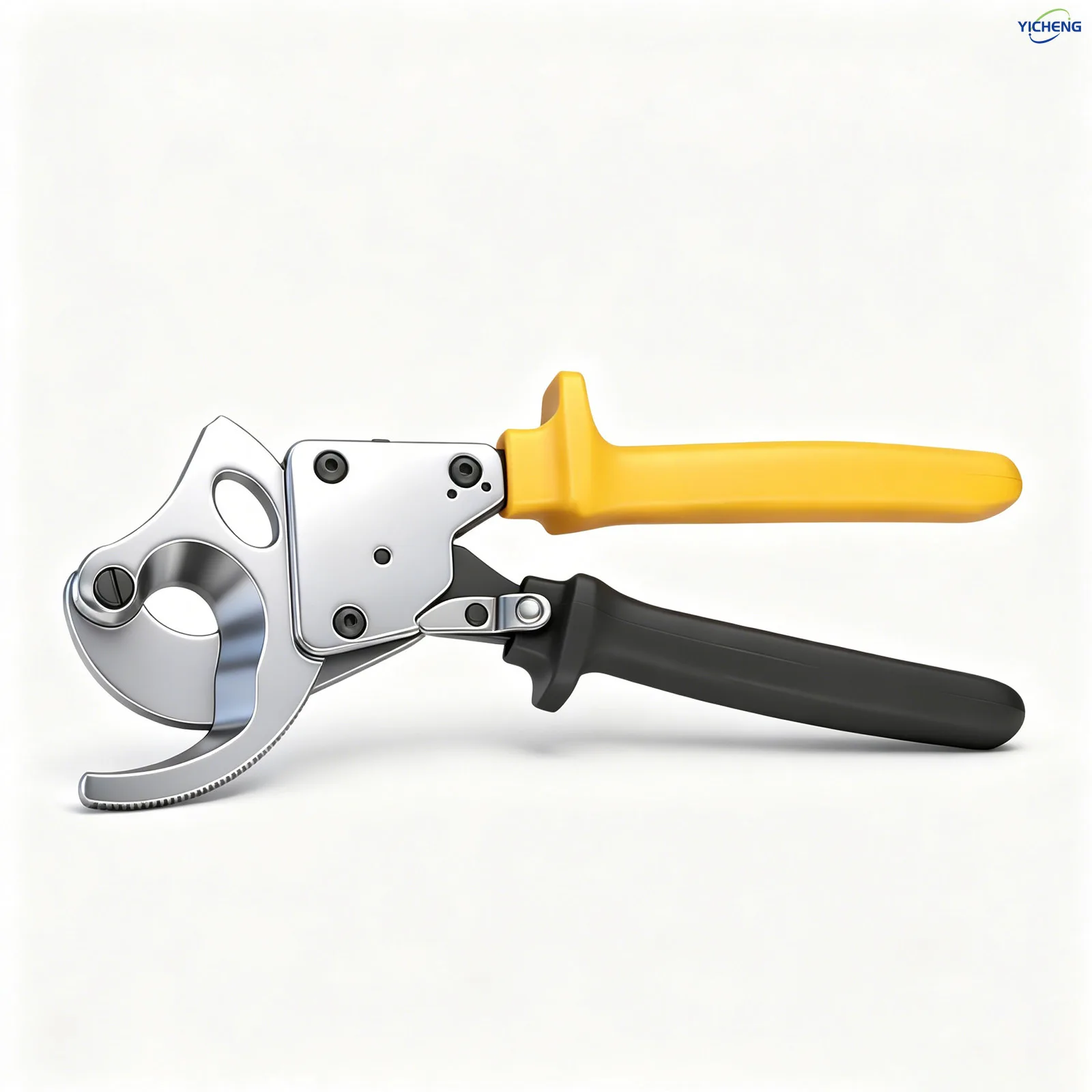 YICHENG Cable Cutter Tool - big Ratcheting Action for Smooth, Controlled Cuts - big Molded Grip - Cuts Copper & Aluminum Wire