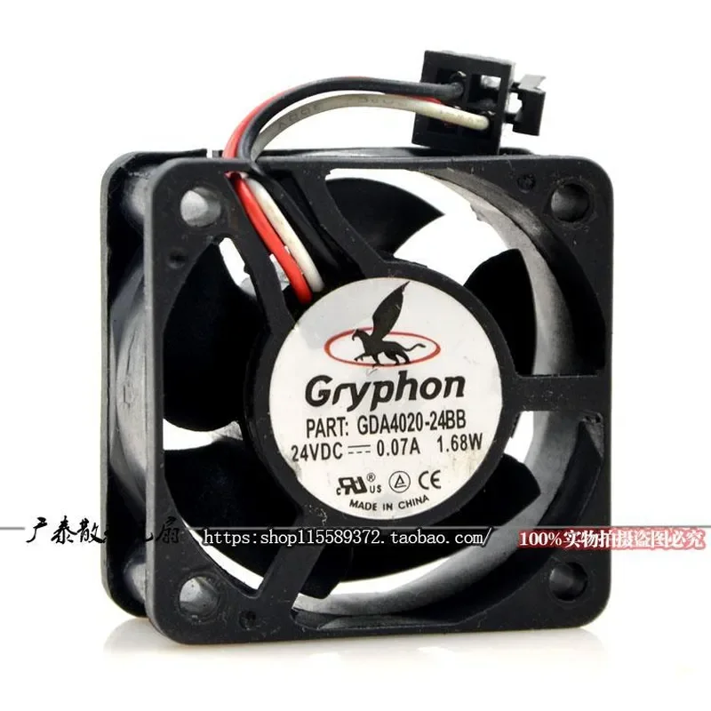 for Gryphon GDA4020-24BB 4020 24V 0.07A 4cm Large Air Volume Inverter Fan