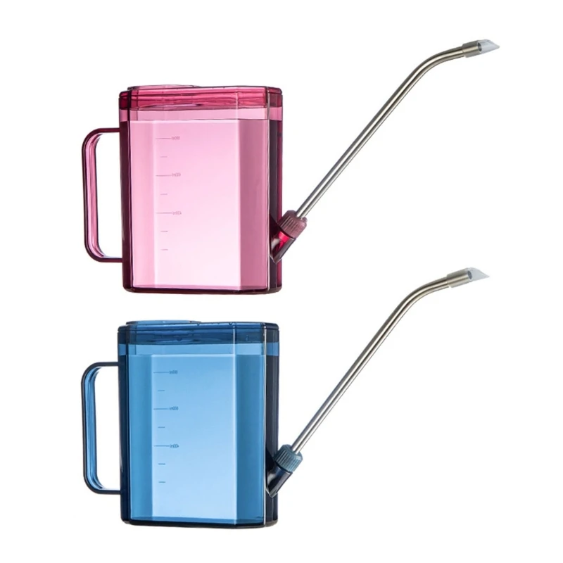 M89A Long Spout Watering Can Pot With Measurement Mark For Precise Plant Irrigation
