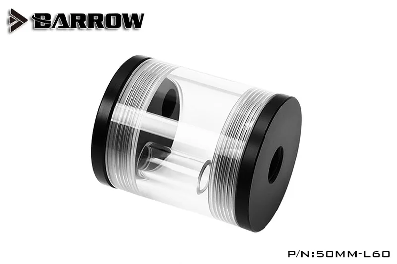 

Barrow water cooling reservoir 50MM-L60,Length 50mm diameter transparent cylindrical water cooling radiator