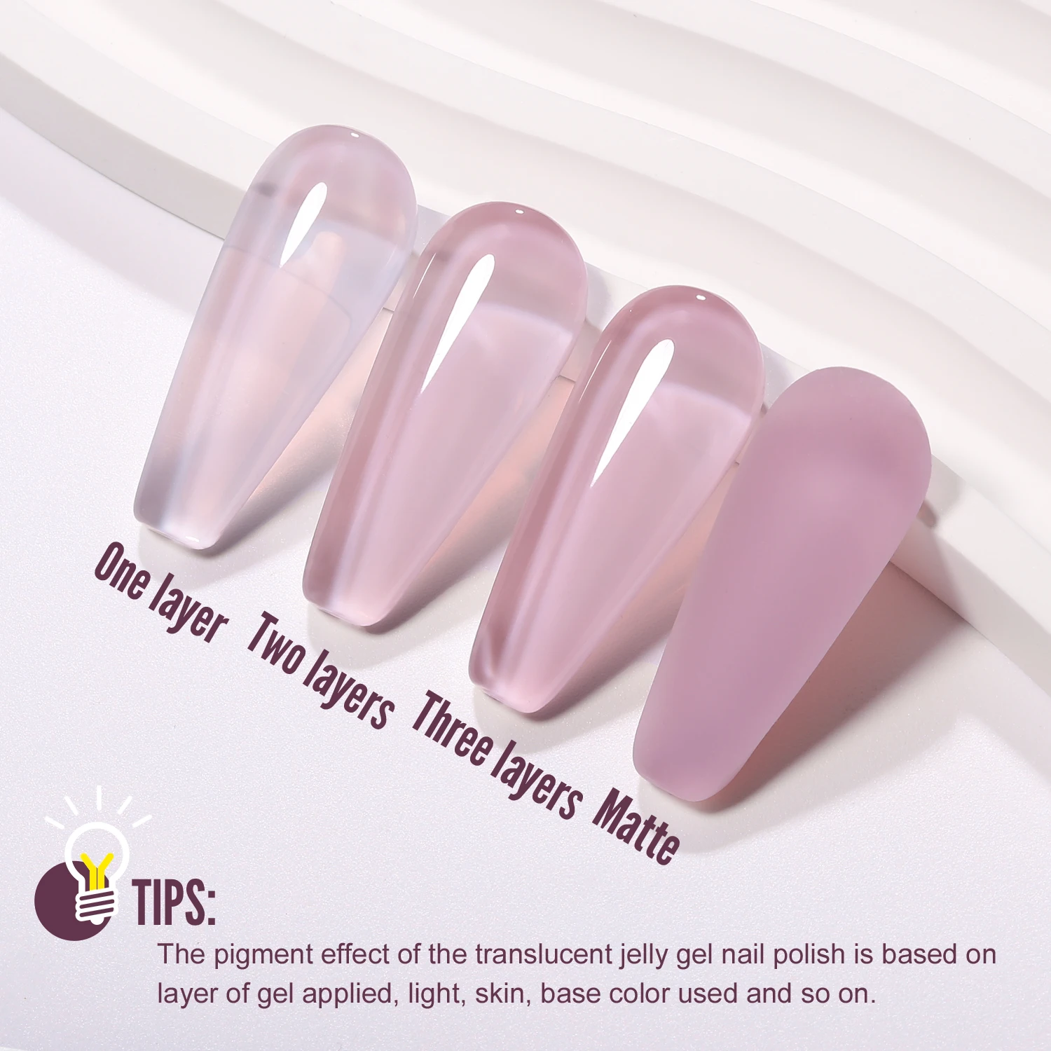 YOKEFELLOW10ml Jelly Nude Gel Nail Polish High Quality Translucent Milky White Nail Gel Varnish Soak Off UV LED Gel for Nail Art