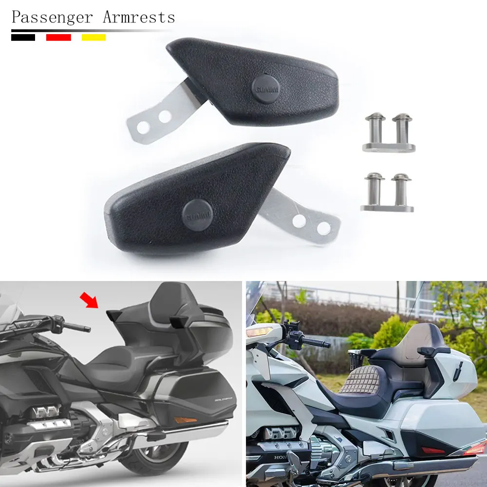 Motorcycle Fit GL1800 F6C Rear Passenger Armrests Pad Trunk Handrail Cushion For Honda Goldwing GL 1800 2018-2023 Accessories